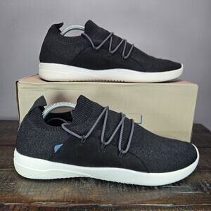 NO INSOLES Vessi Cityscape Classic Sneaker Mens Size 11 Waterproof Shoes Black